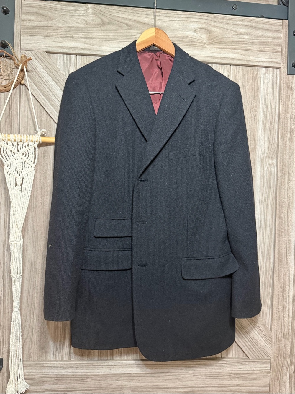 Alfred Dunhill 100% Cashmere Blazer Black Sport
Coat Size EU 50 US 40R